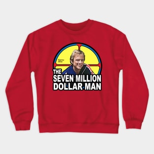 SMDM Logo - The Seven Million Dollar Man - Barney Miller (Hiller) Crewneck Sweatshirt